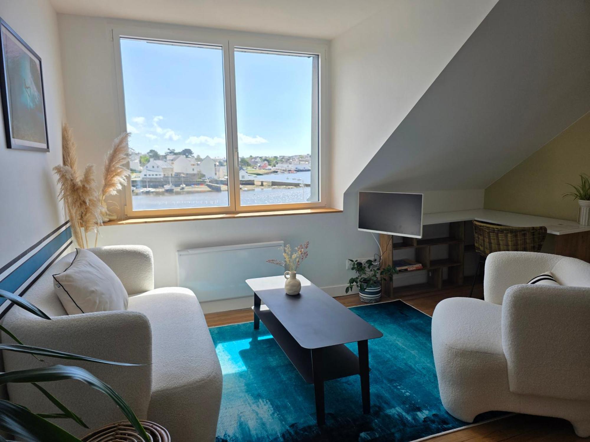 Anatoline Audierne Appart'Hotel Vue Mer - Sea & Harbor Stay Bilik gambar