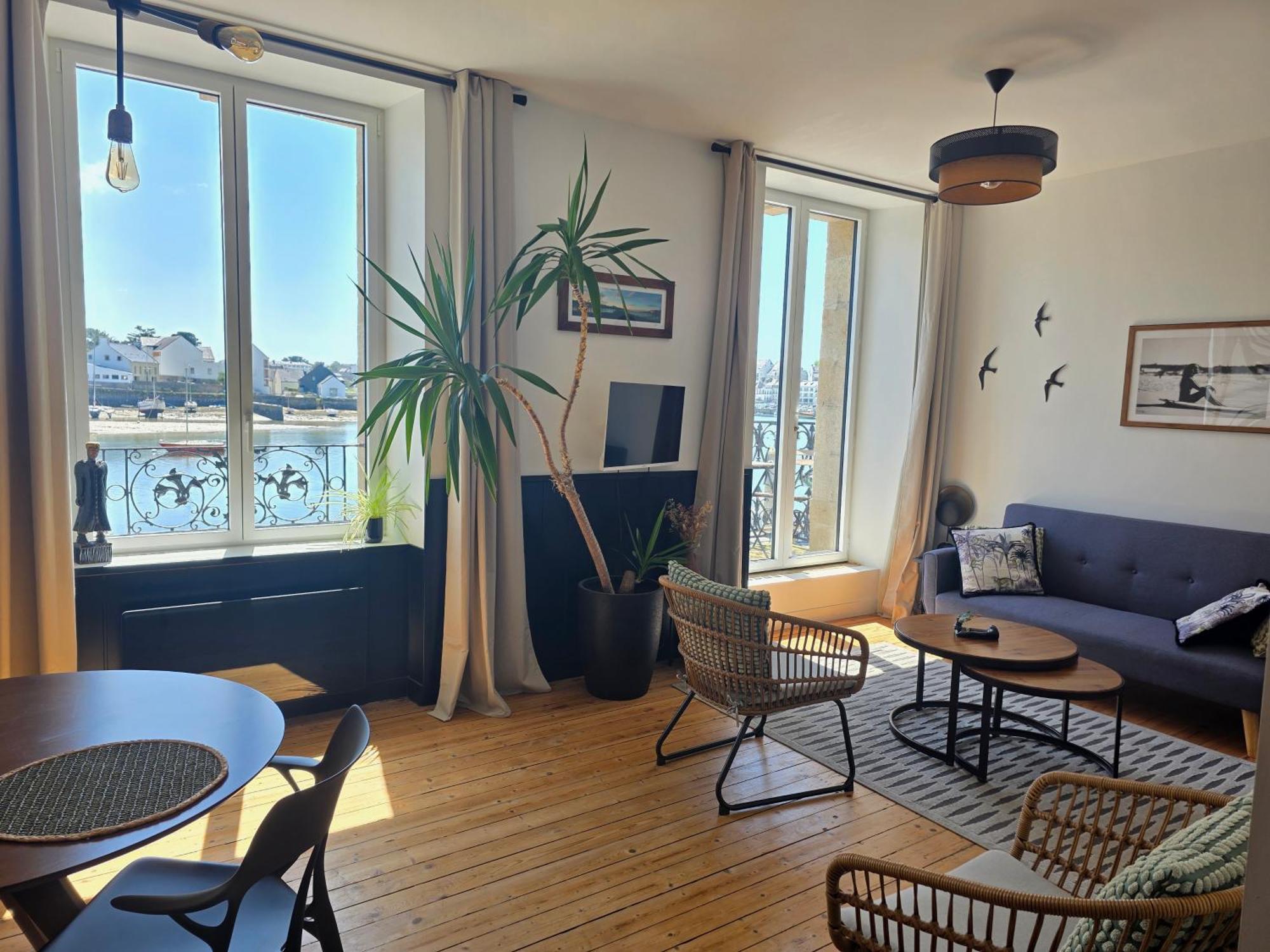 Anatoline Audierne Appart'Hotel Vue Mer - Sea & Harbor Stay Luaran gambar