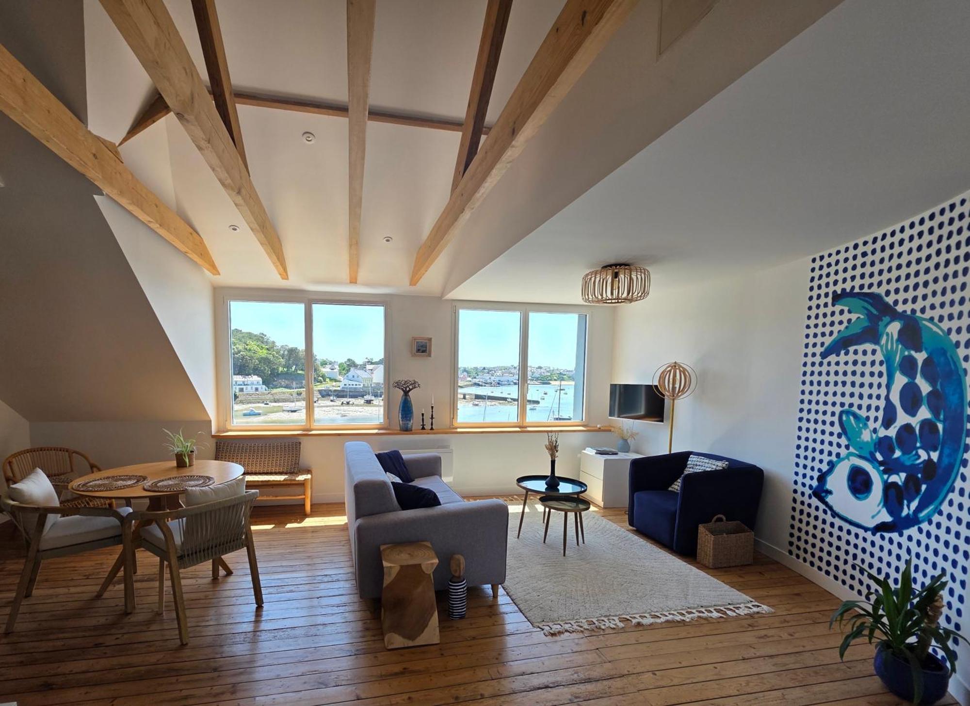 Anatoline Audierne Appart'Hotel Vue Mer - Sea & Harbor Stay Luaran gambar